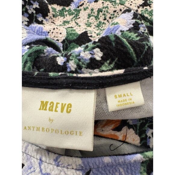Anthropologie Maeve Size S Brenner Floral Peplum Tank Top - Picture 4 of 6